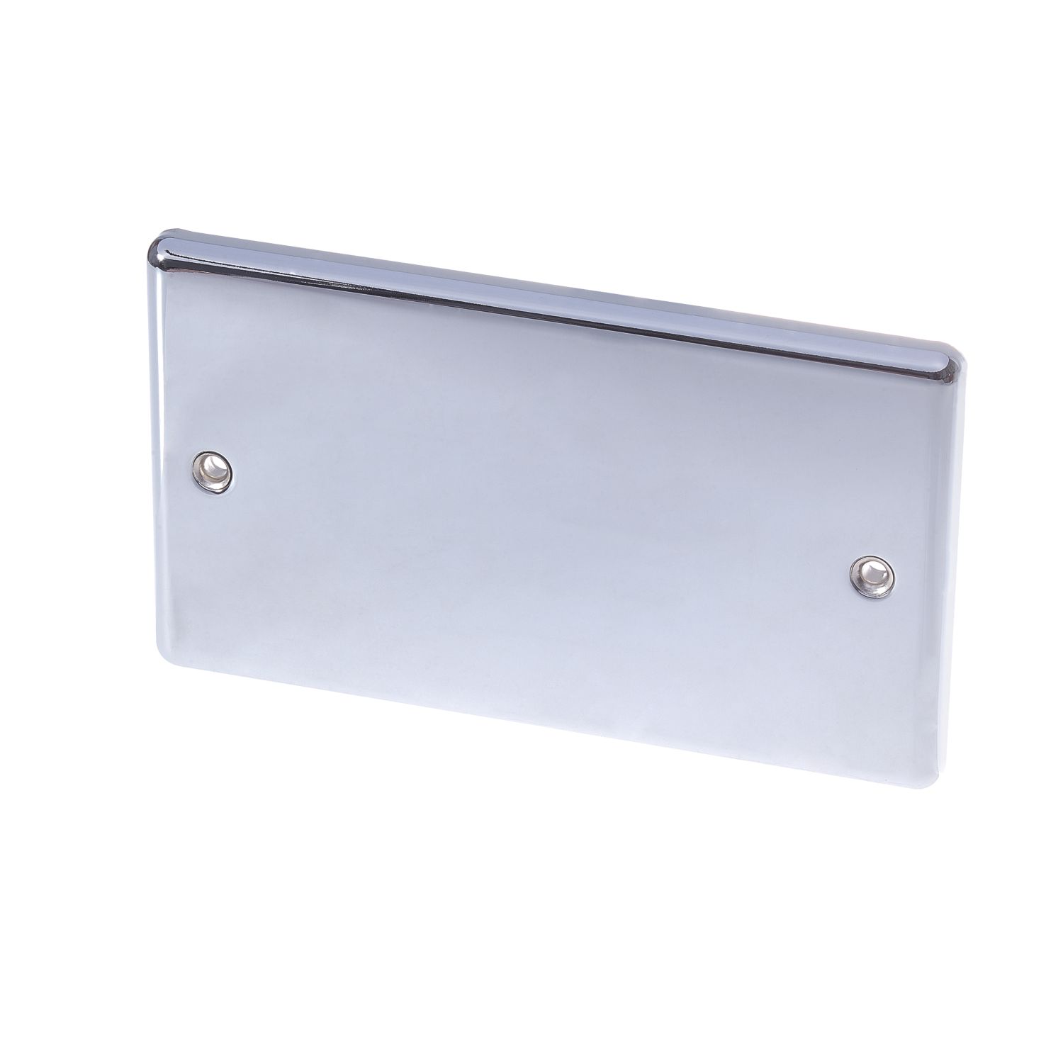 LAP 2-Gang Blanking Plate Polished Chrome (80114)