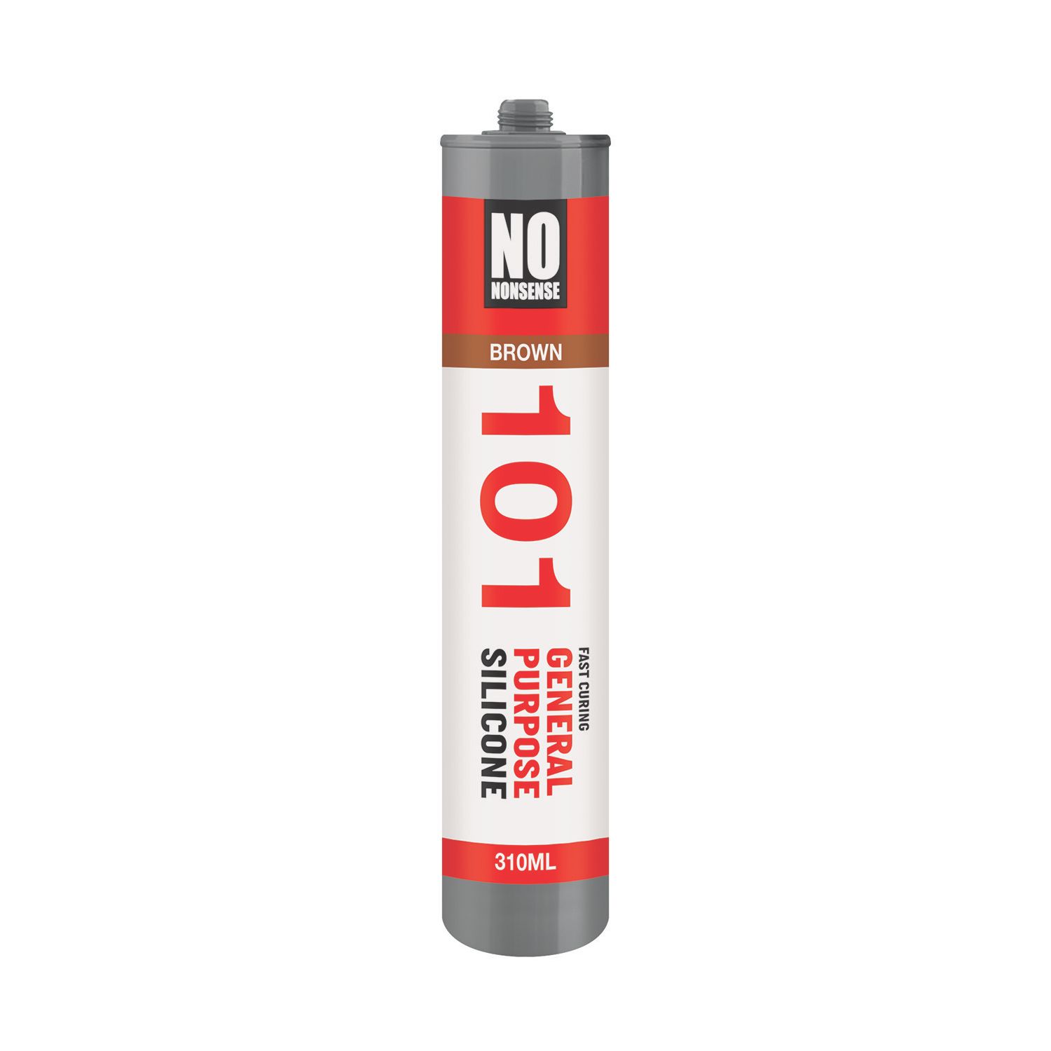 No Nonsense 101 General Purpose Silicone Brown 310ml (80129)