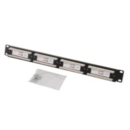 Philex Cat 6 1U 24 Port Patch Panel 4 1/2"