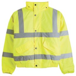 Pro RTX High Visibilty  Bomber Jacket Yellow Small 36" Chest