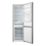 Essentials GHFSFFWDEU Freestanding 60/40 Fridge Freezer Gloss Silver 595mm