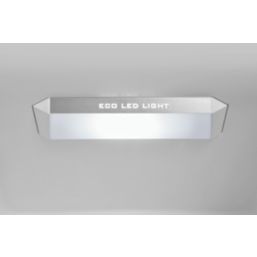 Essentials GHFSFFWDEU Freestanding 60/40 Fridge Freezer Gloss Silver 595mm