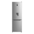 Essentials GHFSFFWDEU Freestanding 60/40 Fridge Freezer Gloss Silver 595mm