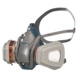 3M 6502QLKIT-1 One Size Quick Latch Half Face Respirator Kit with Replaceable Filters A2-P3 7 Piece Set