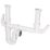 McAlpine Sink Kit White 40mm