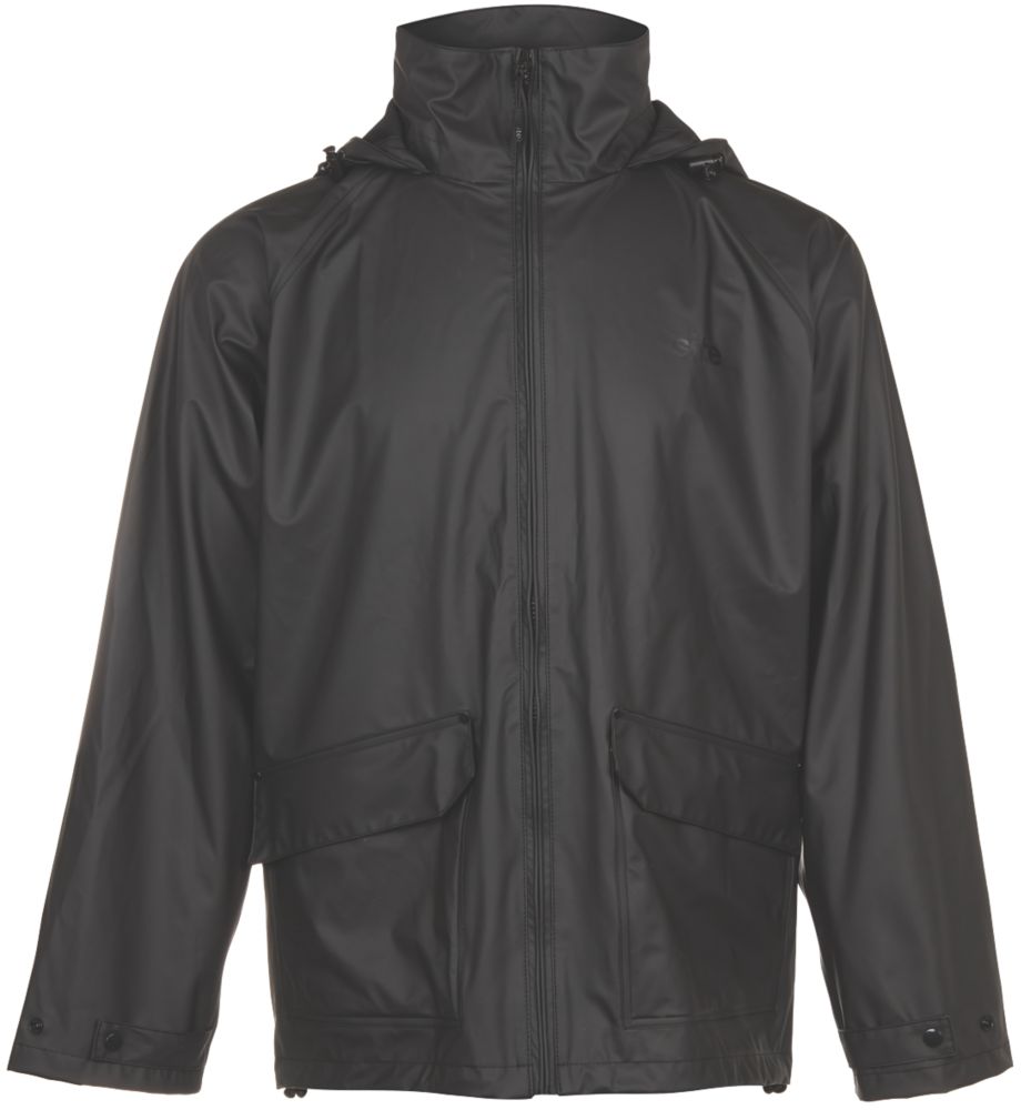 Site Jacket Black Waterproof Large Size 51