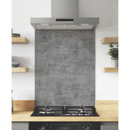 Wilsonart  Brooklyn Concrete Hob Splashback 600mm x 800mm x 4mm