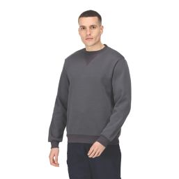 Regatta Pro Crew Neck Sweatshirt Seal Grey 3X Large 53" Chest