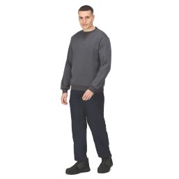 Regatta Pro Crew Neck Sweatshirt Seal Grey 3X Large 53" Chest