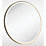 Sensio Frontier Round Illuminated Bathroom Mirror Brass With 1681lm LED Light 800mm x 800mm