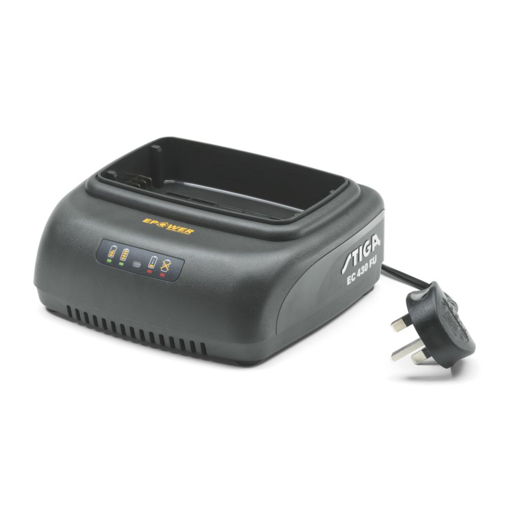 Stiga EC 430 FU 48V LiIon Fast Battery Charger Screwfix