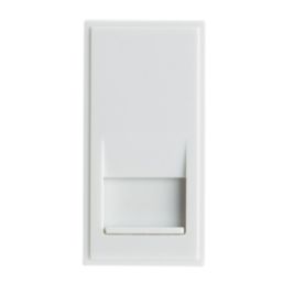 Contactum Media Modular Slave Telephone Socket White