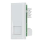 Contactum Media Modular Slave Telephone Socket White