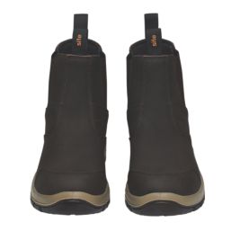 Site Merrien 2.0 Size 8  Brown Waterproof Steel Toe Cap Safety Dealer Boots
