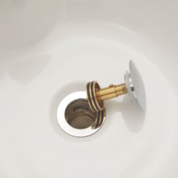 Highlife Bathrooms Slotted Pop Up Basin Waste Chrome 60mm