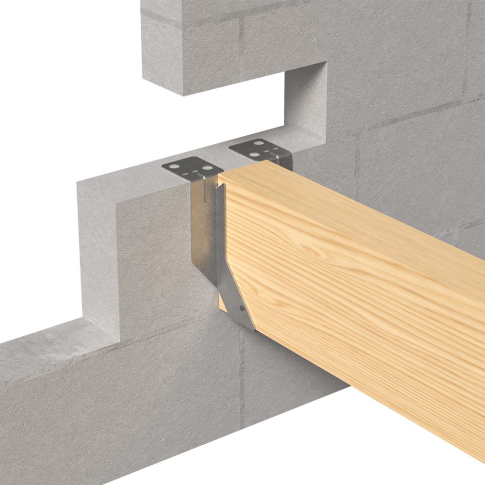 thumbnail image 2 of Simpson Strong-Tie LU24 2x4 Joist Hangers, 40 Pack, For Deck Framing And Construction 2 of 5
