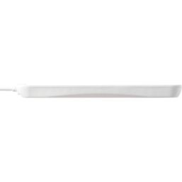 Masterplug 13A 6-Gang Unswitched  Extension Lead White 2m