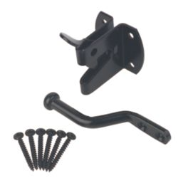 GateMate Large Gate Catch Black 120mm