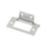 Polished Chrome Flush Hinge 51mm x 25mm 2 Pack