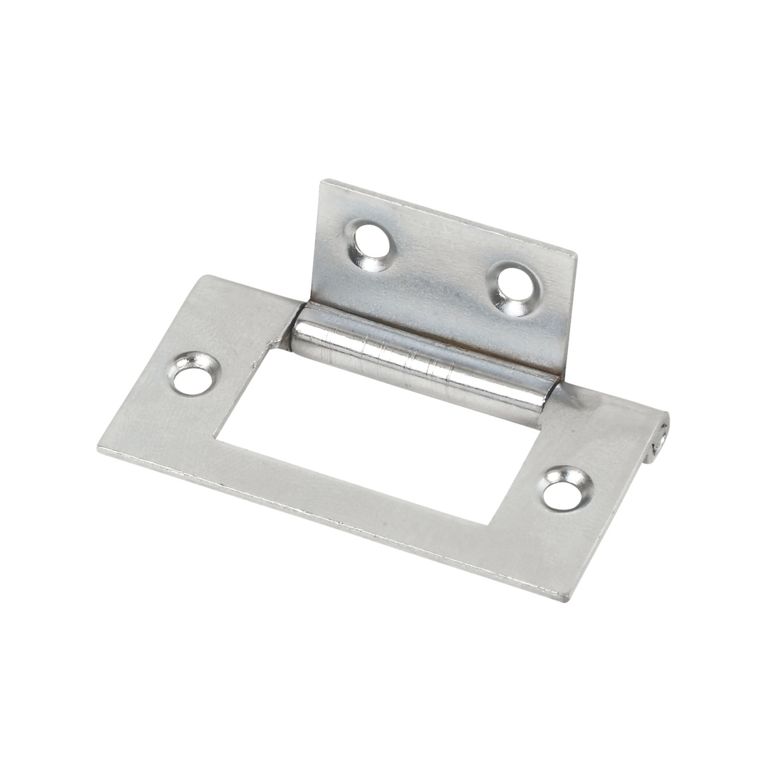 Polished Chrome Flush Hinge 51mm x 25mm 2 Pack (80205)