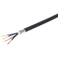 Prysmian 6944X Black 4-Core 1.5mm² Armoured Cable 25m Coil