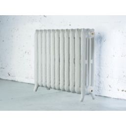 Arroll 760mm x 914mm 5405BTU White Cast Iron 3 Column Radiator