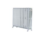 Arroll 760mm x 914mm 5405BTU White Cast Iron 3 Column Radiator
