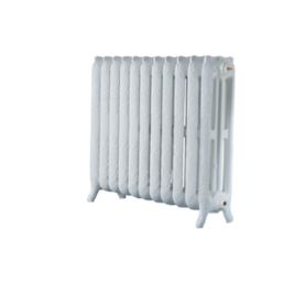 Arroll 760mm x 914mm 5405BTU White Cast Iron 3 Column Radiator