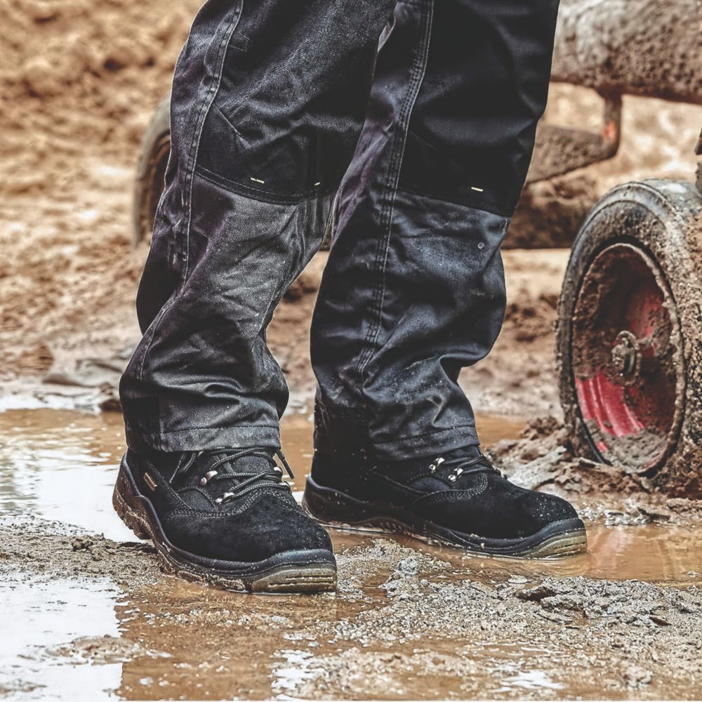 Mens black clearance waterproof work boots