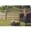 Forest Prague  Lattice Curved Top Fence Panels Natural Timber 6' x 5' Pack of 8