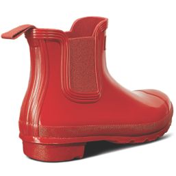 Hunter Original Chelsea Gloss Size 6 Womens Red Non Safety Wellies