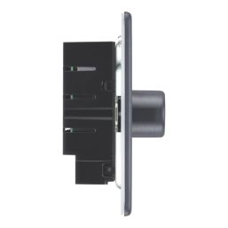 LAP  1-Gang 2-Way LED Dimmer Switch  Black Nickel with Colour-Matched Inserts