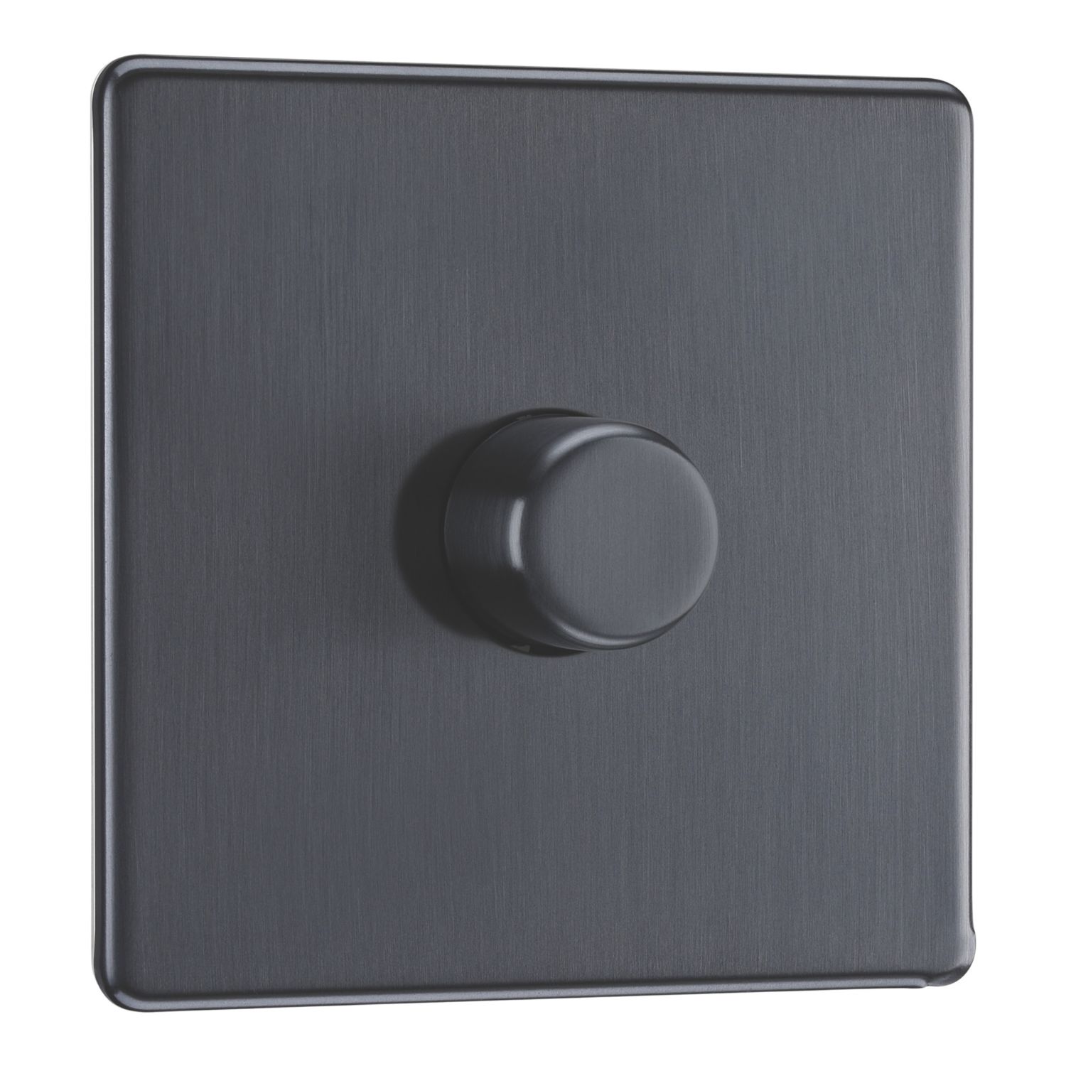LAP 1-Gang 2-Way LED Dimmer Switch Black Nickel with Colour-Matched Inserts (802CN)