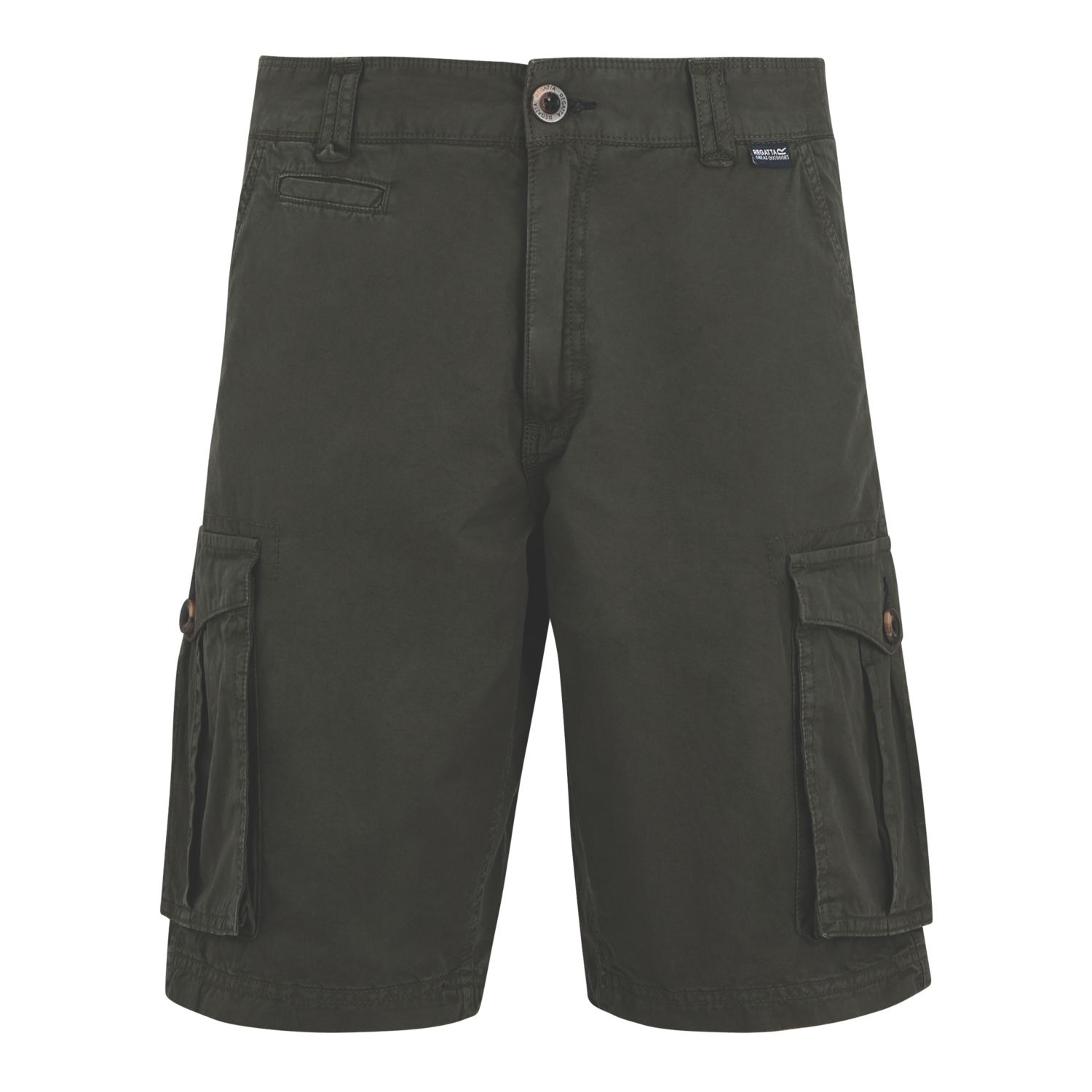 Regatta Shorebay II Cargo Shorts Dark Khaki 40" W (802EM)
