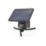 LAP Twiny Outdoor LED Solar-Powered Floodlight With PIR Sensor Black 800lm