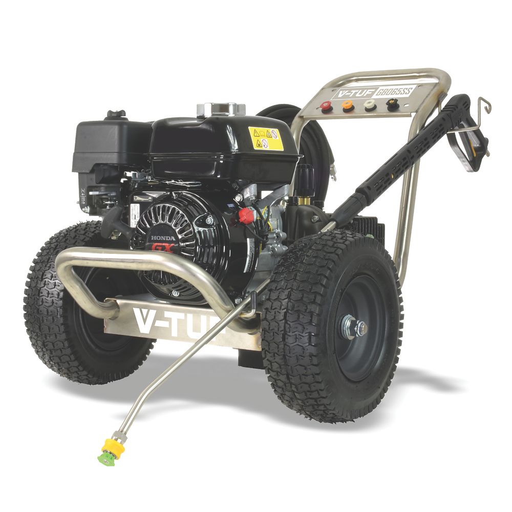 V-Tuf GB065SS 200bar Petrol Industrial Gearbox Driven Pressure Washer 196cc 6.5hp