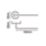 Smith & Locke Camber Fire Rated Lever on Rose Door Handles Pair Chrome / Brushed Nickel