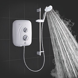 Mira Elite SE White/Chrome 10.8kW  Silent Pumped Electric Shower