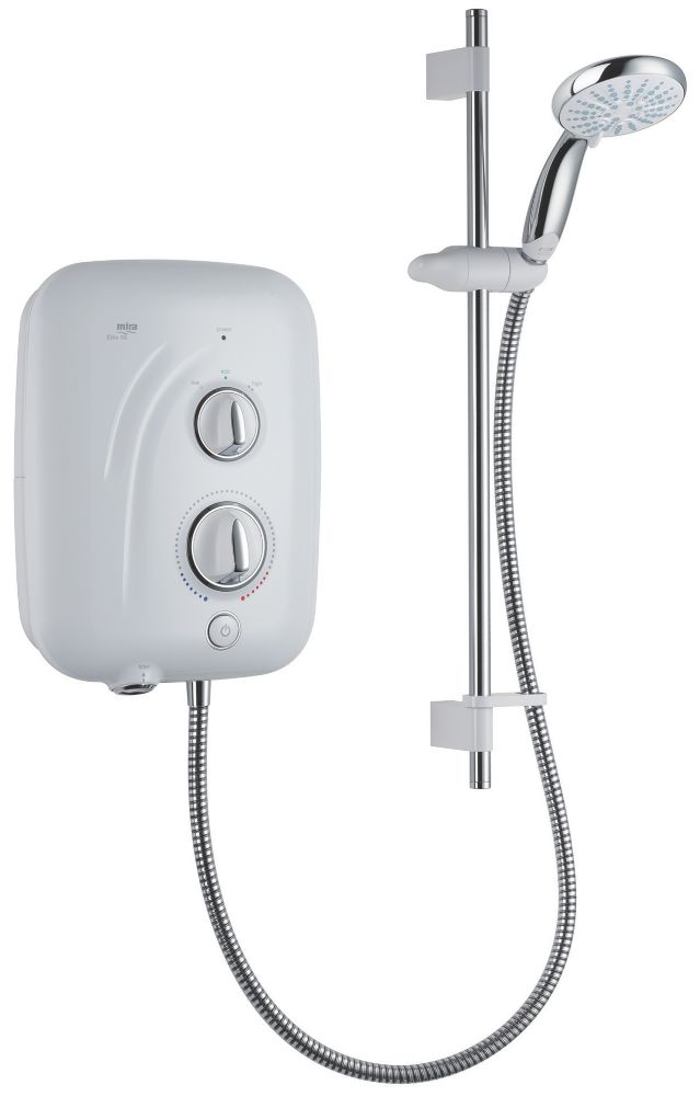 Mira Elite SE White/Chrome 10.8kW Silent Pumped Electric Shower Screwfix