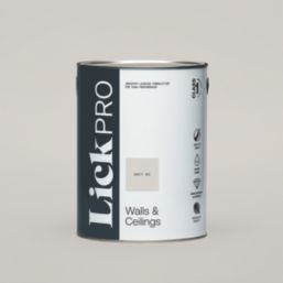 LickPro  5Ltr Grey 02 Eggshell Emulsion  Paint