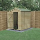 Forest Beckwood 4' x 6' (Nominal) Apex Shiplap Timber Shed with Assembly
