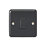 MK Contoura 10A 1-Gang 2-Way Switch  Black with Colour-Matched Inserts