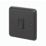 MK Contoura 10A 1-Gang 2-Way Switch  Black with Colour-Matched Inserts