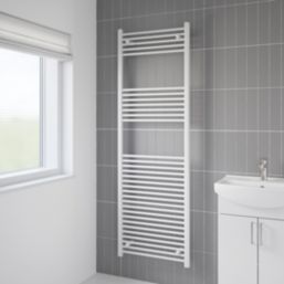 Flomasta 1800mm x 600mm 2890BTU White Flat  Towel Radiator