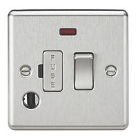 Knightsbridge CL63FBC 13A Switched Fused Spur & Flex Outlet with LED Brushed Chrome