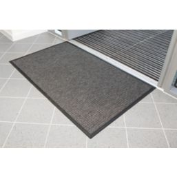 COBA Superdry Entrance Mat Grey 0.9m x 0.6m x 7mm