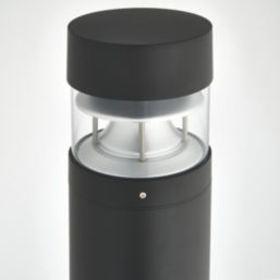 Saxby Zone 980mm Outdoor Bollard Light Black