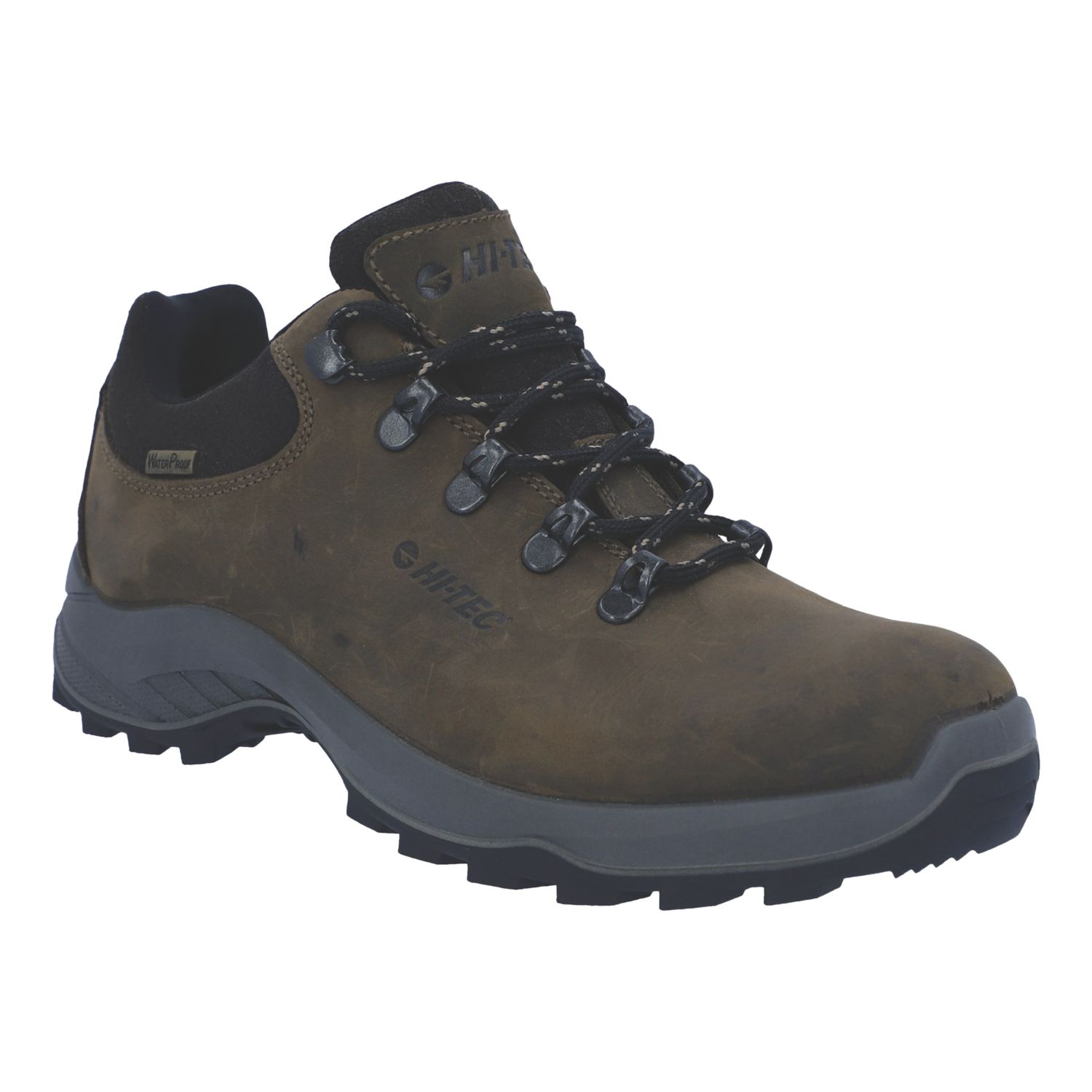 Hi-Tec Walk Lite Camino Ultra Size 4 Womens Brown Waterproof Non Safety Trainers (802YG)