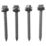 Fastensol Fixed Tiled Roof Hooks 4 Pack