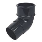 FloPlast MiniFlo 112.5° Round Offset Downpipe Bend Black 50mm